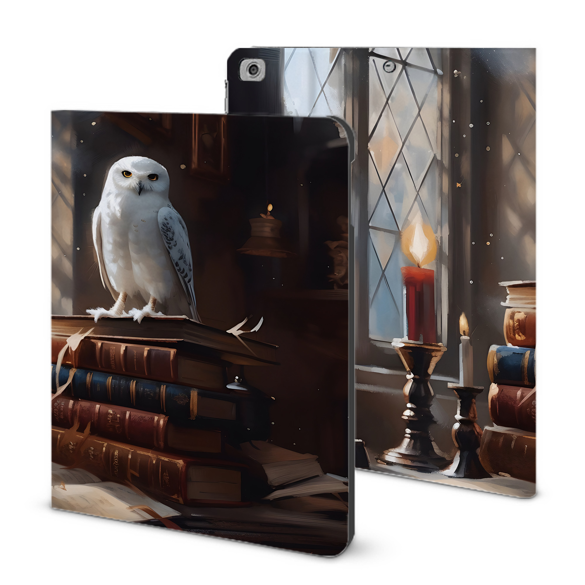 （画像用） Harry Potter ハリー・ポッターシリーズ IPad ケース ブック型 PUレザー TPU 耐衝撃 軽量 薄型 ペン収納なし 全面保護 IPad 各モデル対応